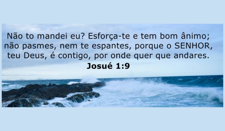 Quais lições podemos aprender com Josué 1:9?